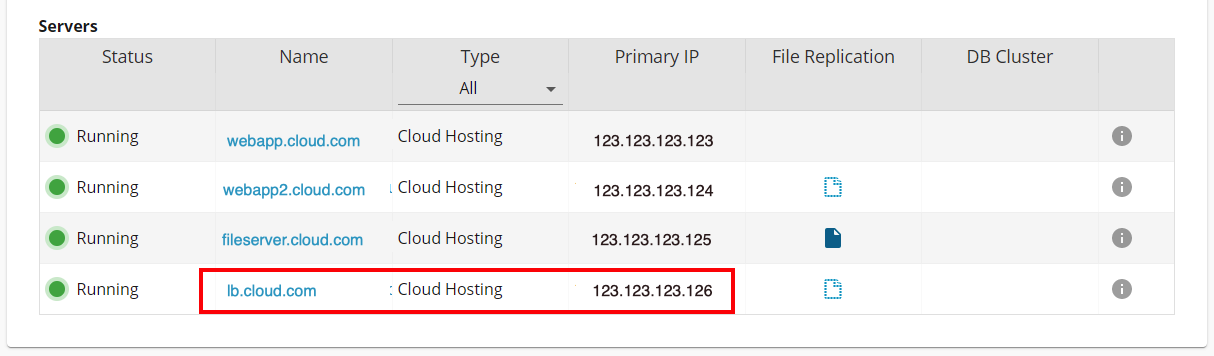 load balancer highlighted