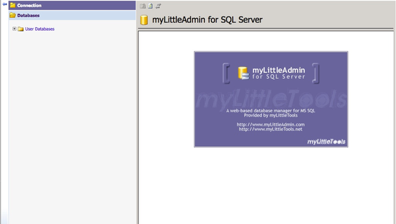 mylittleadmin home page