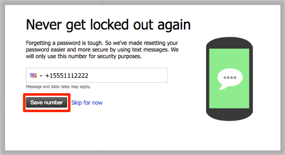 save highlighted and number entered