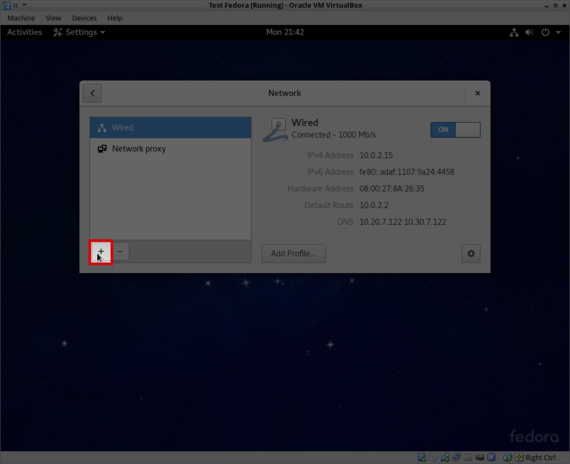 plus sign highlghted