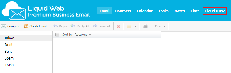 cloud drive link highlighted