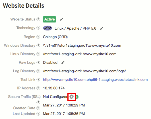 begin generating your CSR