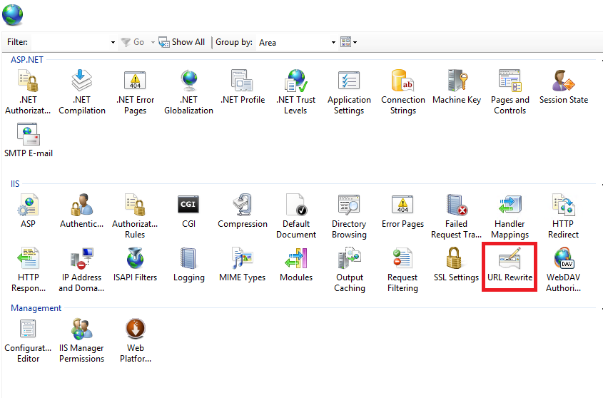 URL Rewrite module
