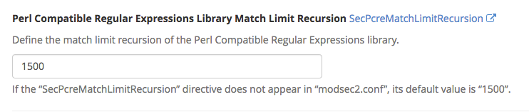 perl compatible regular expressions match limit recursion
