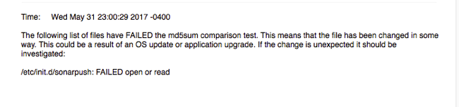 update failed message content