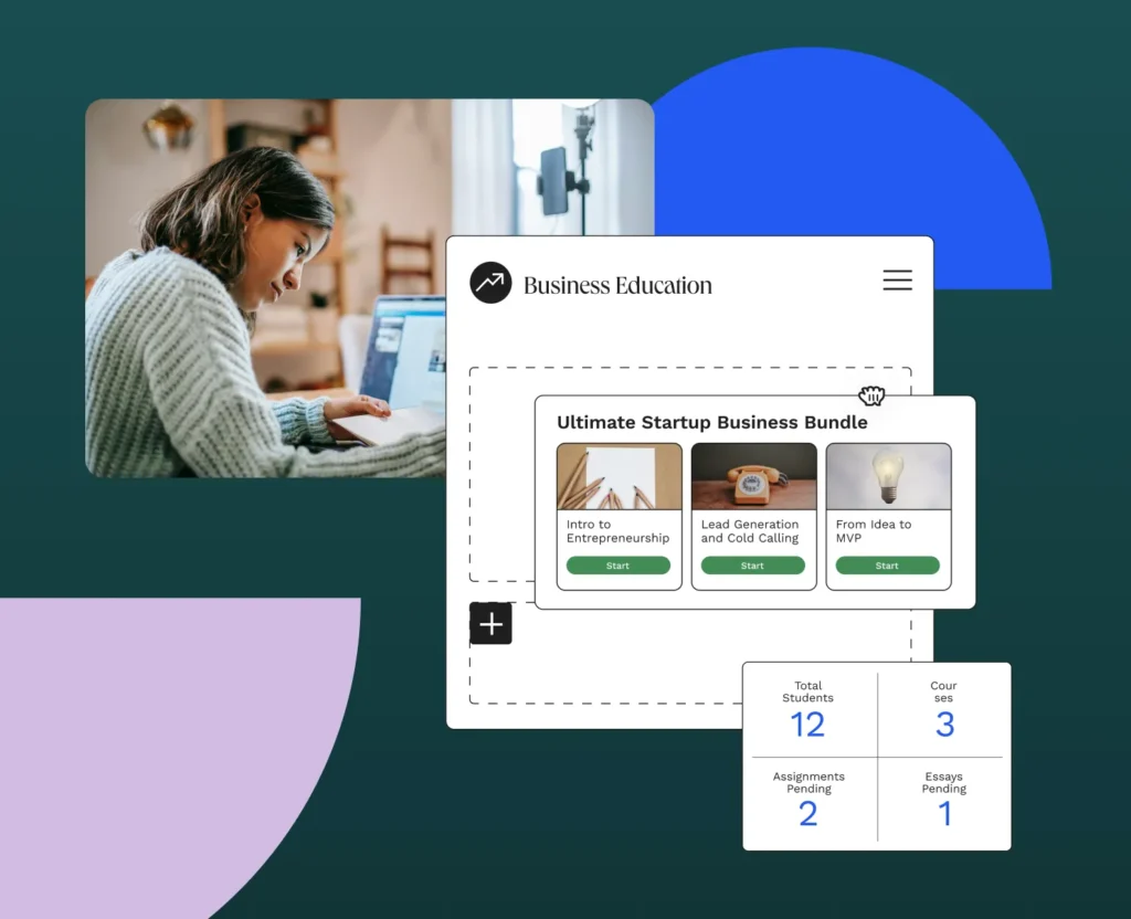 A course creator uses the LearnDash LMS WordPress plugin to build a multi-tier business course.