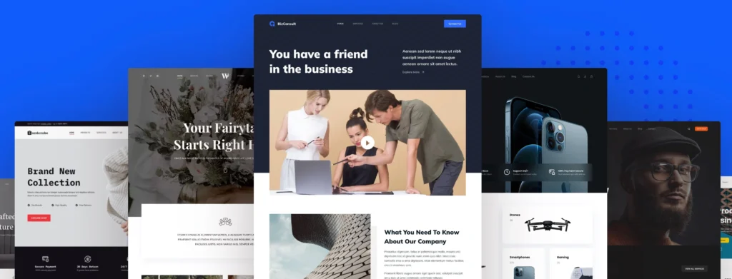 minimalist wordpress theme blocksy examples